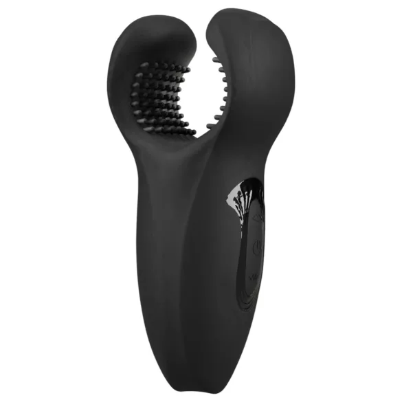 Rebel - bevægelig, vibrerende penishoved‑vibrator (sort)