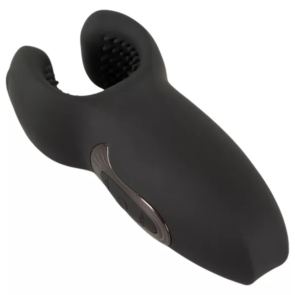 Rebel - bevægelig, vibrerende penishoved‑vibrator (sort)