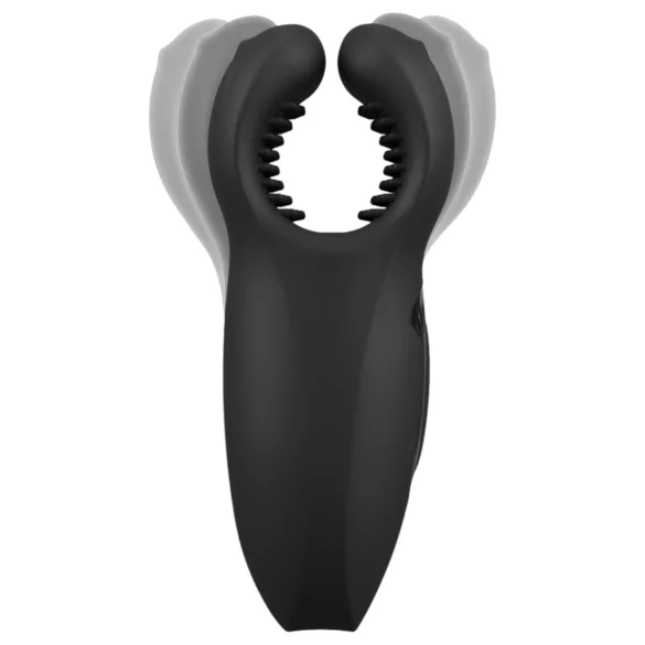 Rebel - bevægelig, vibrerende penishoved‑vibrator (sort)