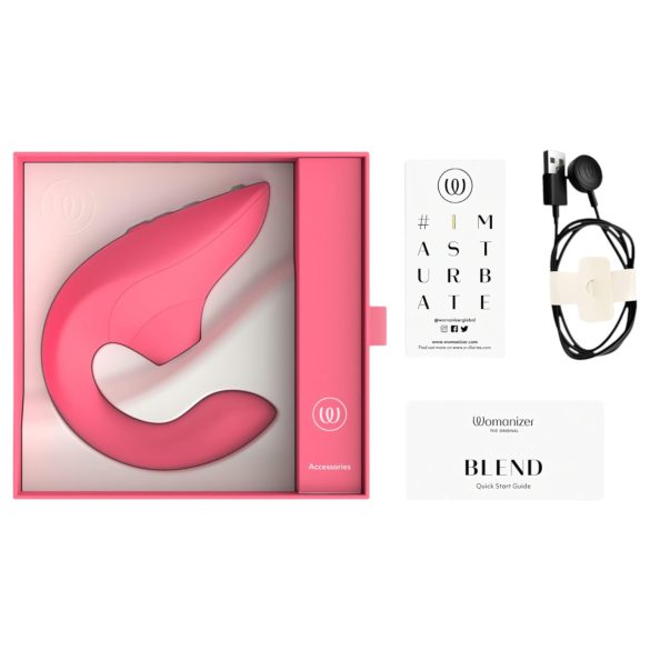 Womanizer Blend - G-punkt vibrator og klitorisstimulator - koral