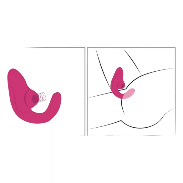 Womanizer Blend - G-punktsvibrator og klitorisstimulator (pink)