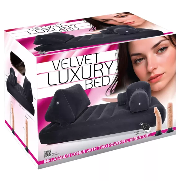 You2Toys Velvet Luxury - sexmaskine med indbygget seng (sort)