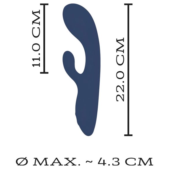 You2Toys Intense - klitoris & G-punkt vibrator (sort)