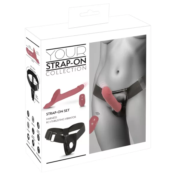 You2Toys - påspændingsvibratorsæt (rød)