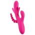 SMILE - trippel-armet, tunge vibrator (pink)