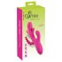 SMILE - trippel-armet, tunge vibrator (pink)