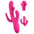 SMILE - trippel-armet, tunge vibrator (pink)