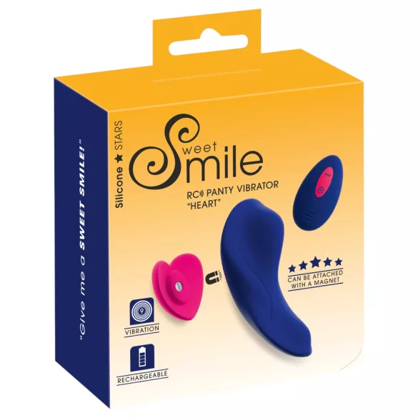 Smile RC Panty - bærbar trussevibrator med fjernbetjening (blå)