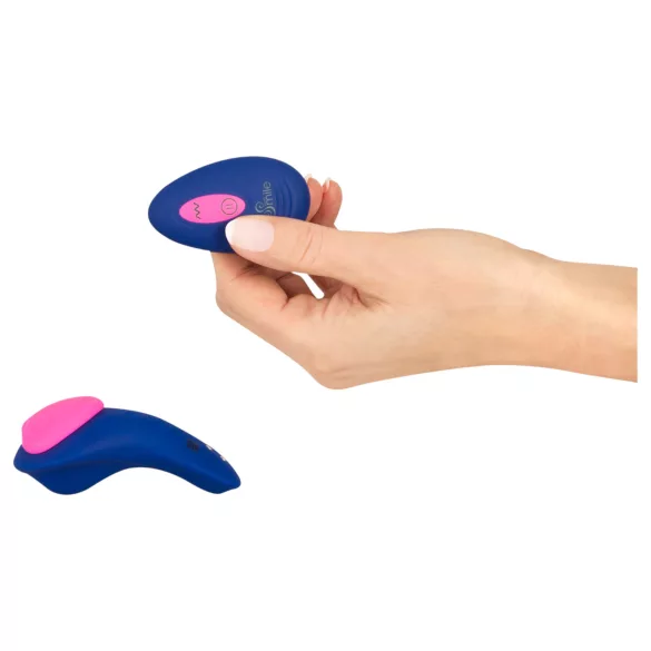 Smile RC Panty - bærbar trussevibrator med fjernbetjening (blå)