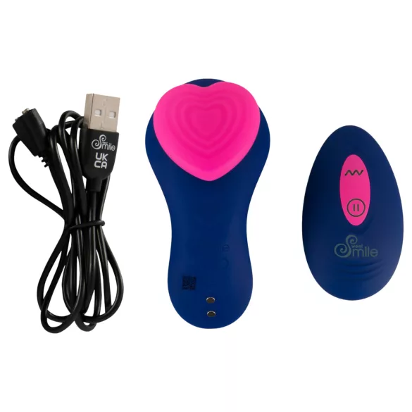 Smile RC Panty - bærbar trussevibrator med fjernbetjening (blå)