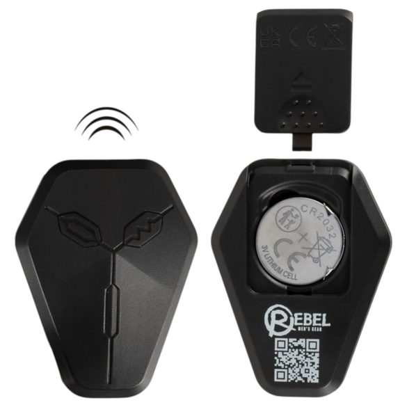 Rebel - prostatavibrator med stødfunktion - sort