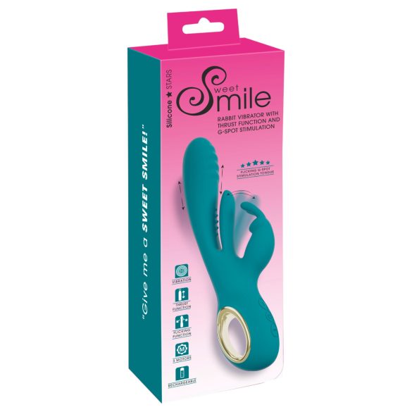 Smile - vibrator til g-punkt og klitoris - grøn