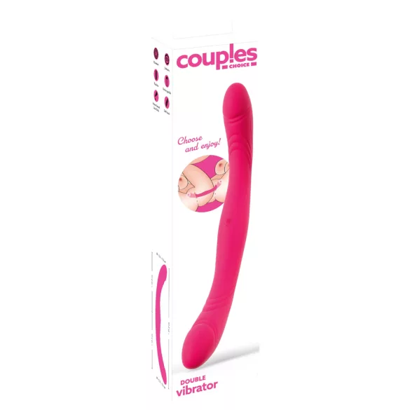 Couples Choice - dobbelt vibrator til par - pink