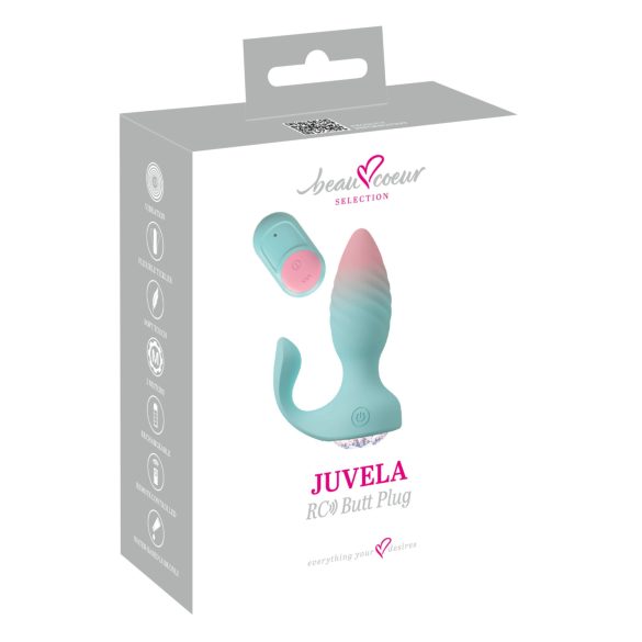 Beau Coeur Juvela - vibrerende analplug (turkis)