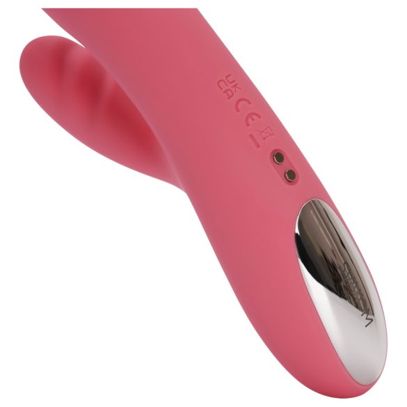 Svakom Avery - batteridrevet rabbit vibrator - thrust - pink