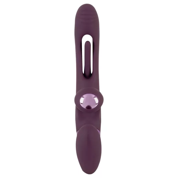 Javida - stropløs dobbeltvibrator til par (lilla)