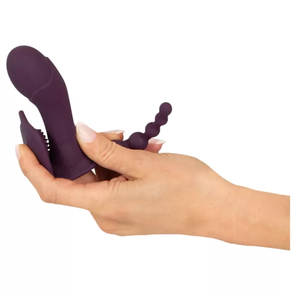 Beau Coeur Ariva - trussevibrator 3i1 - lilla