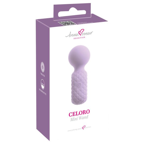 Beau Coeur Celoro - mini vibrator - kraftfuld massage - lilla