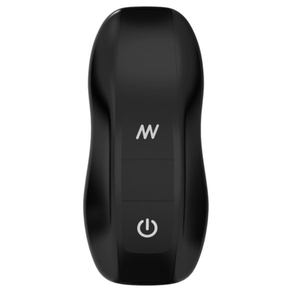 ANOS - vibratorisk analplug sæt - sort