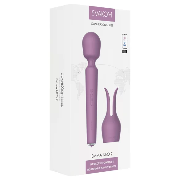 Svakom Emma Neo 2 - smart massagestav (lilla)