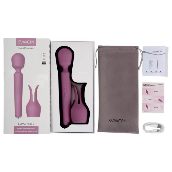 Svakom Emma Neo 2 - smart massagestav (lilla)