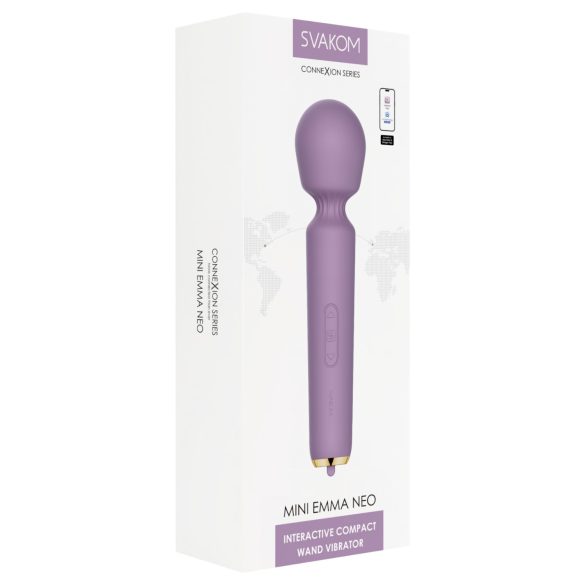 Svakom Mini Emma Neo - vibrator massageapparat - fjernbetjent - lilla