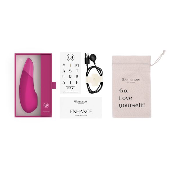 Womanizer Enhance - klitorisvibrator med lufttryk - pink