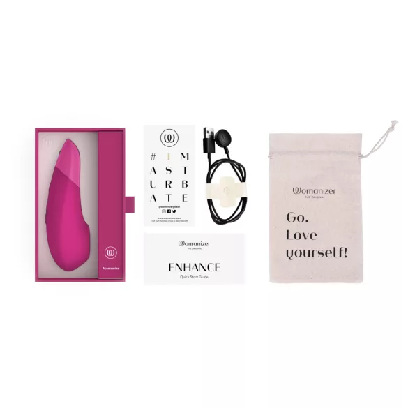 Womanizer Enhance - luftbølge-klitorisstimulator (pink)