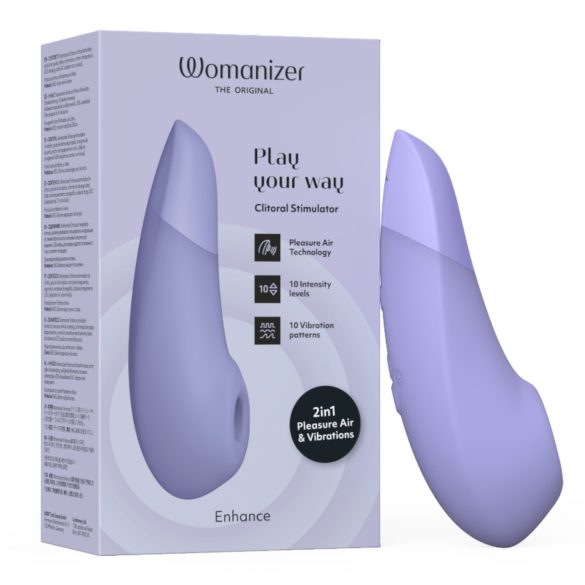 Womanizer Enhance - klitorisvibrator med luftbølger - lilla