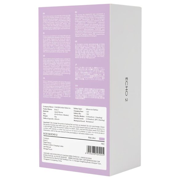 Svakom - finger vibrator - smart - pink