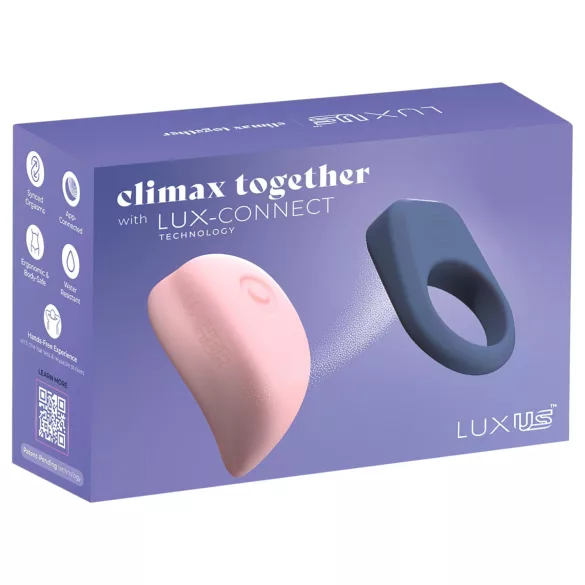 LUXUS Climax Together by Kiiroo - magnetisk, app-styret parvibrator-sæt