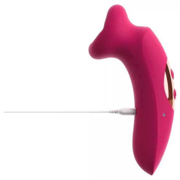 You2Toys Oral Fun - sugende og slikker klitorisvibrator (lyserød)