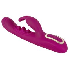 Javida - vibrator med kugler og klitorisarm - lilla
