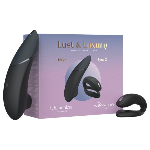 Womanizer Lust&Luxury - klitoris- og parvibrator sæt - sort