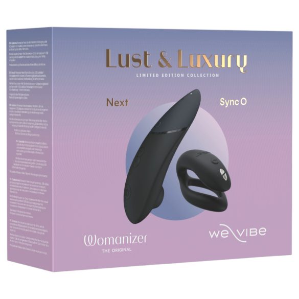 Womanizer Lust&Luxury - klitoris- og parvibrator sæt - sort