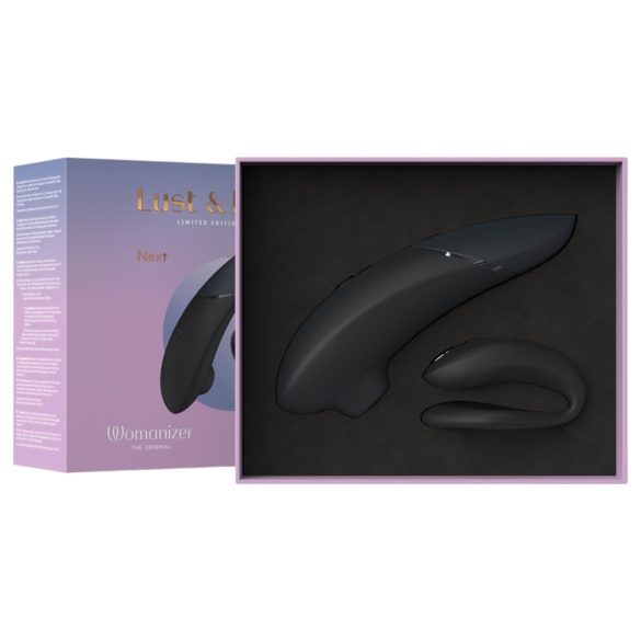 Womanizer Lust&Luxury - klitoris- og parvibrator sæt - sort