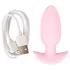 Cuties Mini - vibrerende analplug - pink