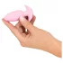 Cuties Mini - vibrerende analplug - pink