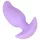 Cuties - mini analplug med vibration - lilla
