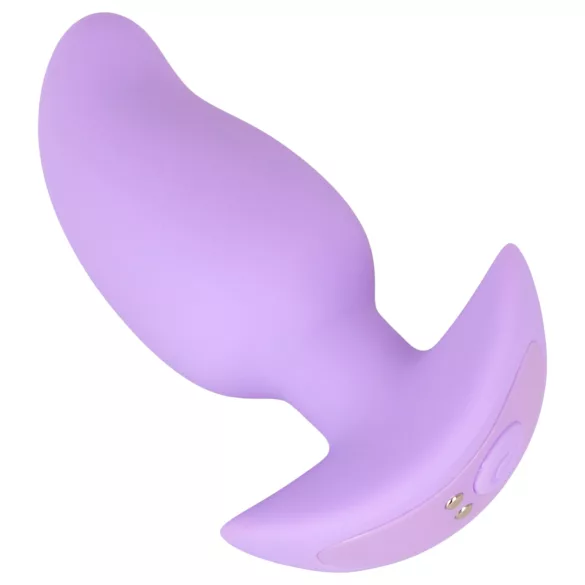 Cuties - mini analplug med vibration - lilla