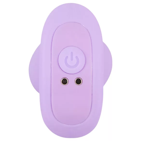 Cuties - mini analplug med vibration - lilla