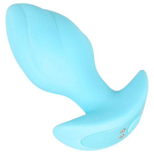 Cuties Mini - analplug vibrator - silikone - blå