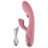 Beau Coeur Avenor - tunge- og klitorisstimulator med G-punktsvibrator (pink)