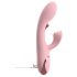 Beau Coeur Avenor - tunge- og klitorisstimulator med G-punktsvibrator (pink)