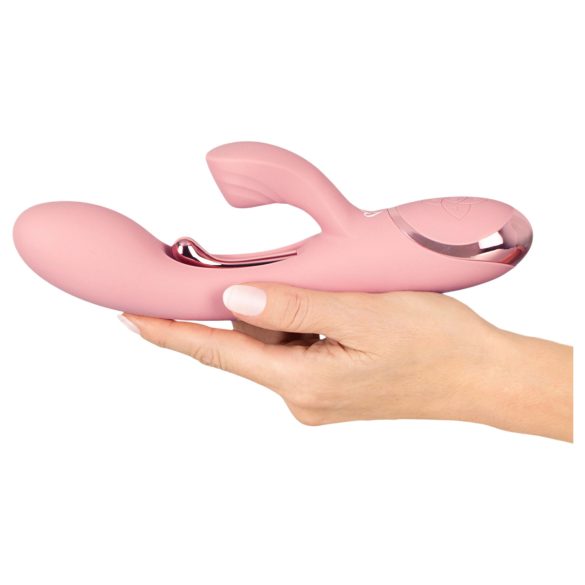 Beau Coeur Avenor - tunge- og klitorisstimulator med G-punktsvibrator (pink)