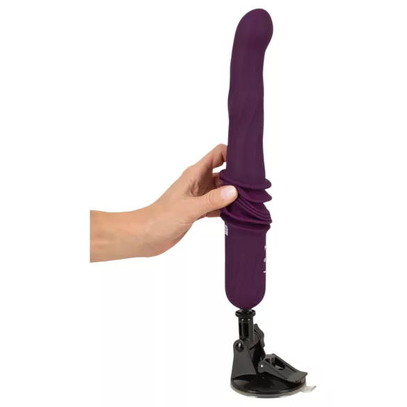 You2Toys - fjernbetjent, opvarmende thrusting-vibrator (lilla)