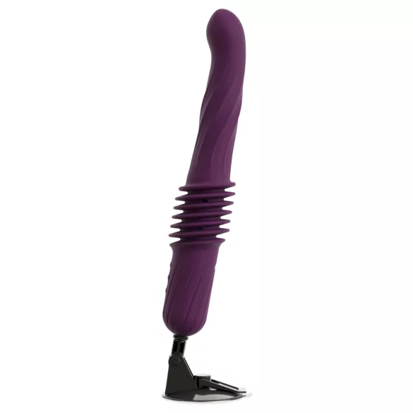 You2Toys - fjernbetjent, opvarmende thrusting-vibrator (lilla)