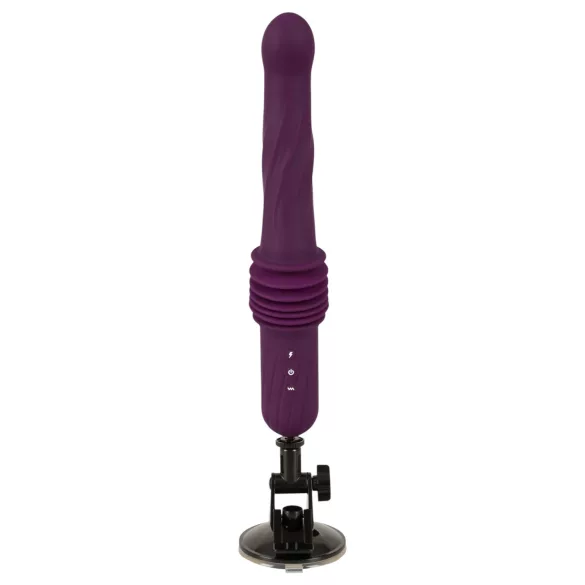 You2Toys - fjernbetjent, opvarmende thrusting-vibrator (lilla)