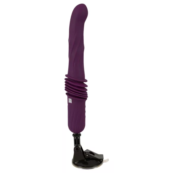 You2Toys - fjernbetjent, opvarmende thrusting-vibrator (lilla)