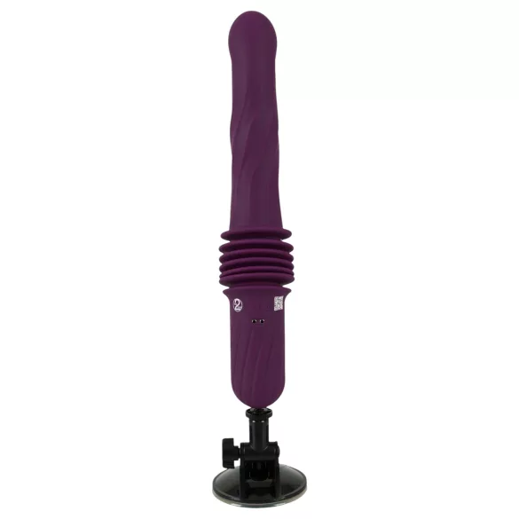 You2Toys - fjernbetjent, opvarmende thrusting-vibrator (lilla)